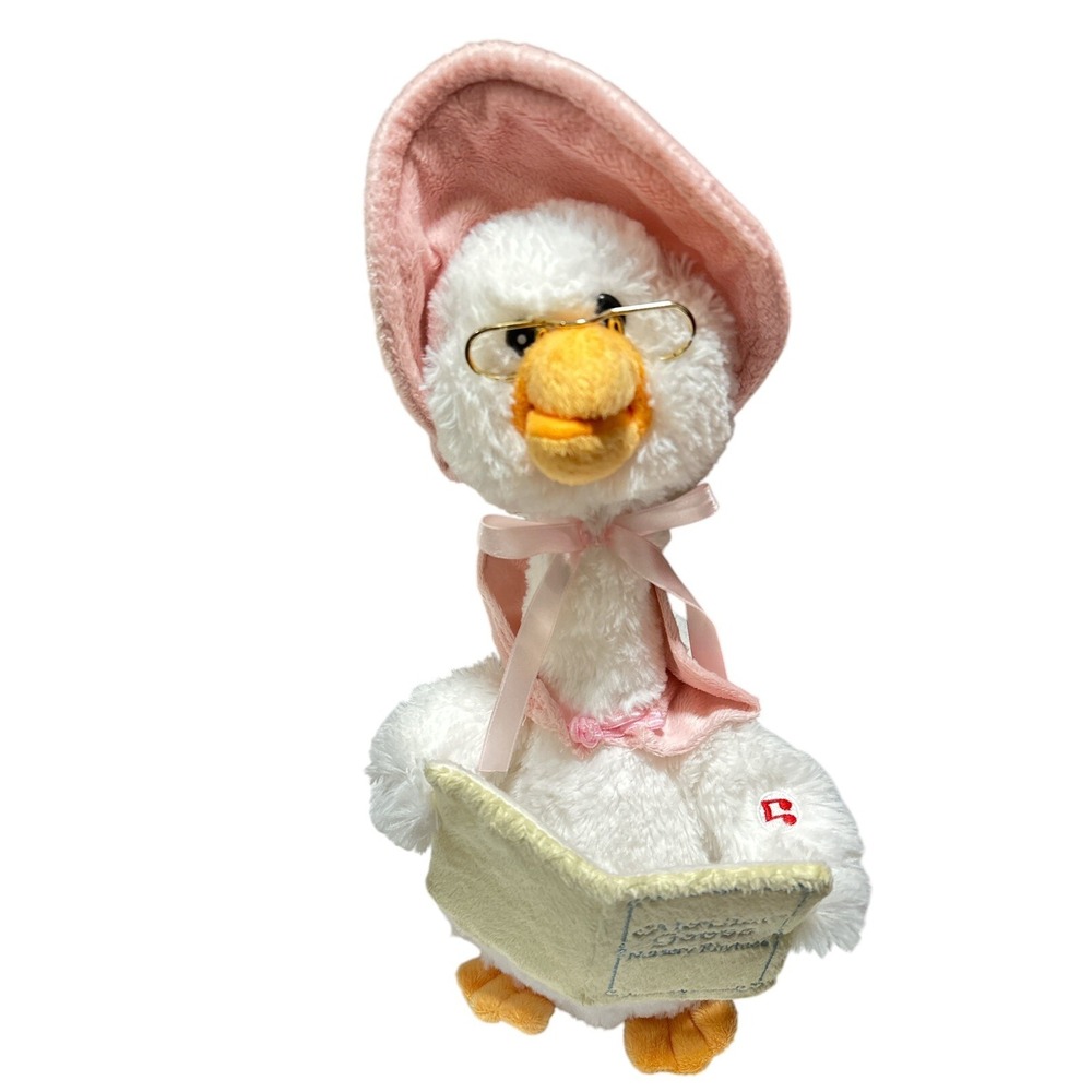 Cuddle Barn Mother Goose Nursery Rhymes Singing Plush *Batteries Not Included*